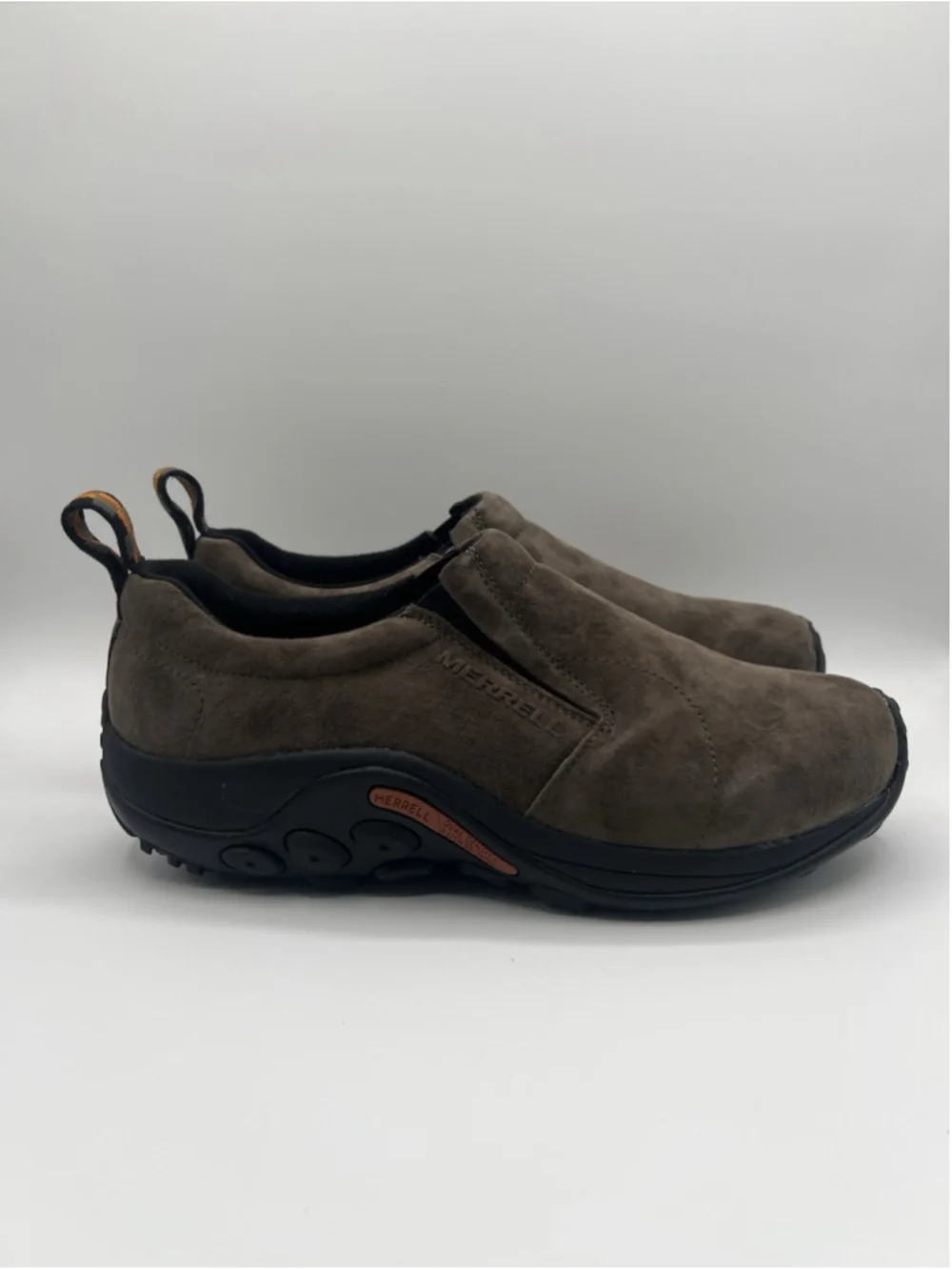Merrell Jungle Moc Gunsmoke Slip On Suede Leather Shoes Men’s Size 10